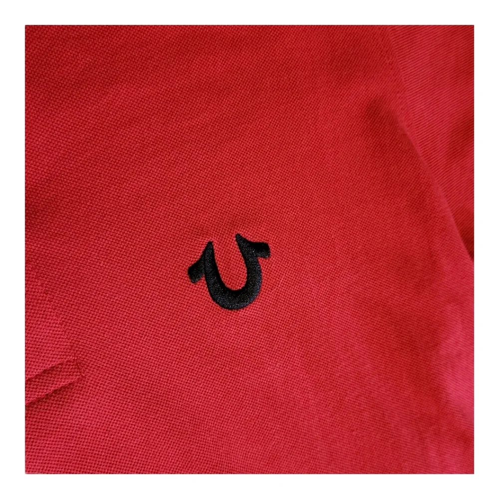 NEW True Religion Branded Collar SS Polo Shirt True Religion Polo Size Medium